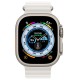 Умные часы Apple Watch Ultra 49 мм с титановым корпусом и белым ремешком Ocean Band: стиль и функциональность
