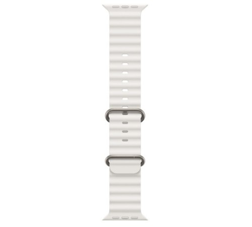 Умные часы Apple Watch Ultra 49 мм с титановым корпусом и белым ремешком Ocean Band: стиль и функциональность