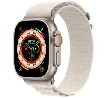 Умные часы Apple Watch Ultra 49 мм Titanium Case, титановый/звездный Alpine Loop (M)