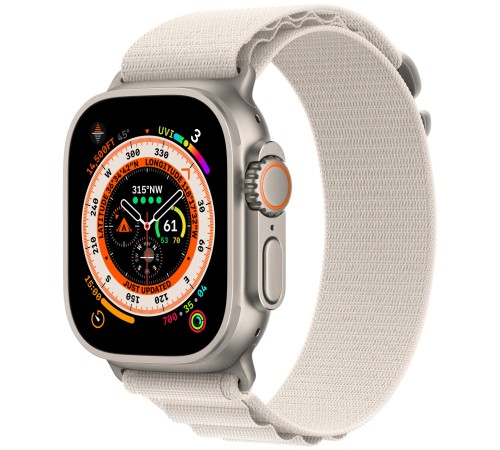 Умные часы Apple Watch Ultra 49 мм с титановым корпусом и ремешком Alpine Loop (M)