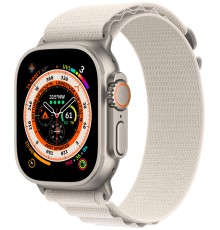Умные часы Apple Watch Ultra 49 мм Titanium Case, титановый/звездный Alpine Loop (L)
