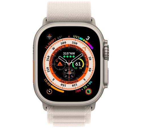 Умные часы Apple Watch Ultra 49 мм с титановым корпусом и ремешком Alpine Loop (L) — стиль и функциональность