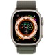Умные часы Apple Watch Ultra 49 мм с титановым корпусом и зелёным ремешком Alpine Loop: стиль и функциональность