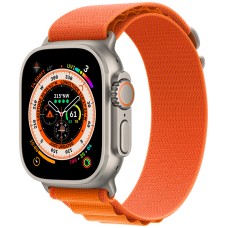 Умные часы Apple Watch Ultra 49 мм Titanium Case, титановый/оранжевый Alpine Loop (M) Умные часы Apple Watch Ultra 49 мм Titanium Case, титановый/оранжевый Alpine Loop (M)
