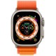 Умные часы Apple Watch Ultra 49 мм с титановым корпусом и оранжевым ремешком Alpine Loop (M) — купить стильный гаджет
