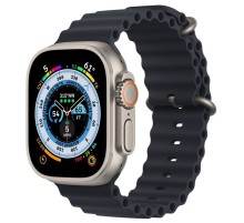 Умные часы Apple Watch Ultra 49 мм Titanium Case, титановый/полуночный Ocean Band (130-200)