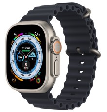 Умные часы Apple Watch Ultra 49 мм Titanium Case, титановый/полуночный Ocean Band (130-200)