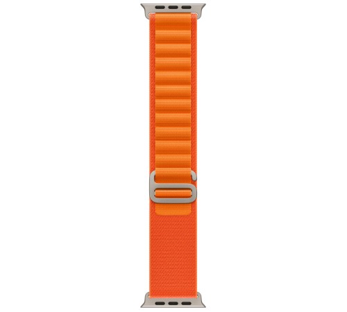 Умные часы Apple Watch Ultra 49 мм с титановым корпусом и оранжевым ремешком Alpine Loop (S) — стильный выбор для активных пользователей