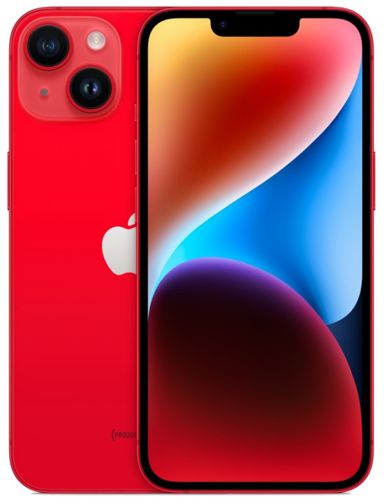 Apple iPhone 14, 128 ГБ (PRODUCT)RED Dual: nano SIM+eSIM