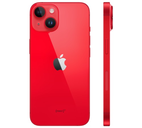 iPhone 14 128 ГБ (PRODUCT)RED Dual: nano SIM + eSIM — яркий и мощный смартфон
