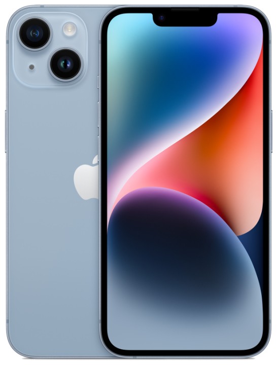 Apple iPhone 14, 256 ГБ голубой Dual nano SIM