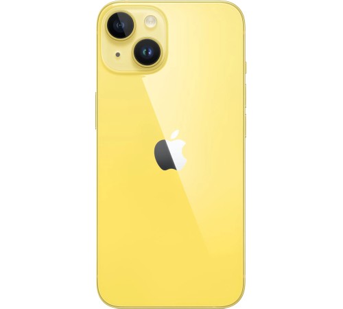 iPhone 14 Plus 128 ГБ жёлтый: Dual SIM (nanoSIM + eSIM) — стильный и вместительный смартфон от Apple.