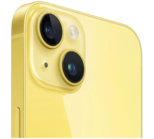 iPhone 14 Plus 128 ГБ жёлтый: Dual SIM (nanoSIM + eSIM) — стильный и вместительный смартфон от Apple.