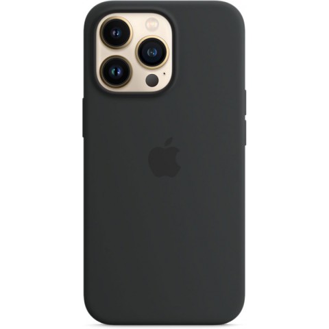 Чехол-накладка силиконовая для iPhone 13 Pro Silicone Case Midnight (6.1), Черный 
