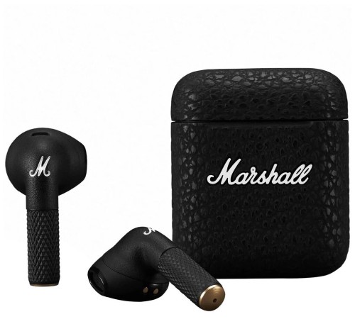 Беспроводные наушники Marshall Minor III в чёрном цвете: качественный звук в стильном дизайне