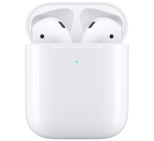 Беспроводные наушники Apple AirPods 2 с беспроводным зарядным футляром MRXJ2, белый