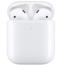 Беспроводные наушники Apple AirPods 2 с беспроводным зарядным футляром MRXJ2, белый