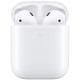 Беспроводные наушники Apple AirPods 2 с зарядным футляром: белый стиль и свобода звука