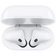 Беспроводные наушники Apple AirPods 2 с зарядным футляром: белый стиль и свобода звука