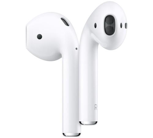 Беспроводные наушники Apple AirPods 2 с зарядным футляром: белый стиль и свобода звука