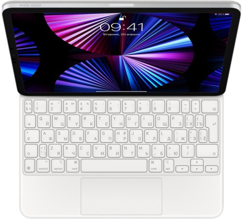 Клавиатура Apple IPad Pro Magic Keyboard 11 Белый EN/RU (MJQJ3)