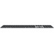Клавиатура Apple Magic Keyboard Grey Numeric Touch ID  EN/RU (MMMR3)