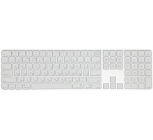 Клавиатура Apple Magic Keyboard Touch ID Numeric Keypad USB-C Белый (MXK73)