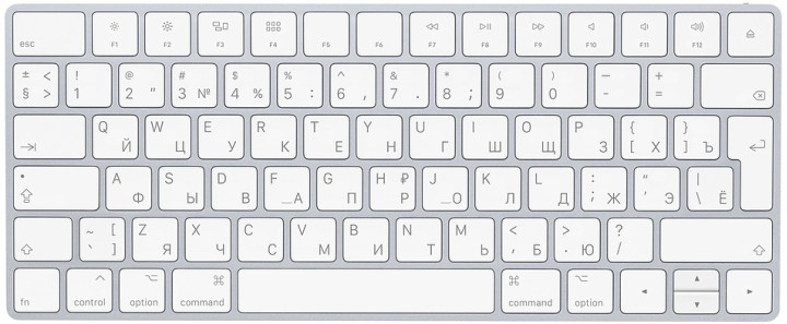 Клавиатура Apple Magic Keyboard Белый EN/RU (MLA22)