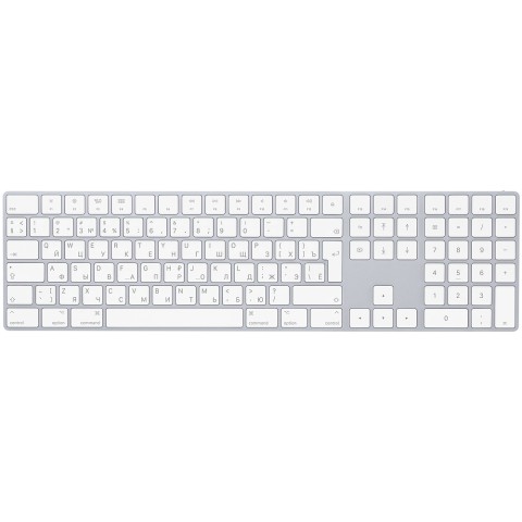 Клавиатура Apple Magic Keyboard White Numeric EN/RU (MQ052/MXCJ3) 