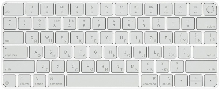 Клавиатура Apple Magic Keyboard Touch ID USB-C Белый (MXCK3)
