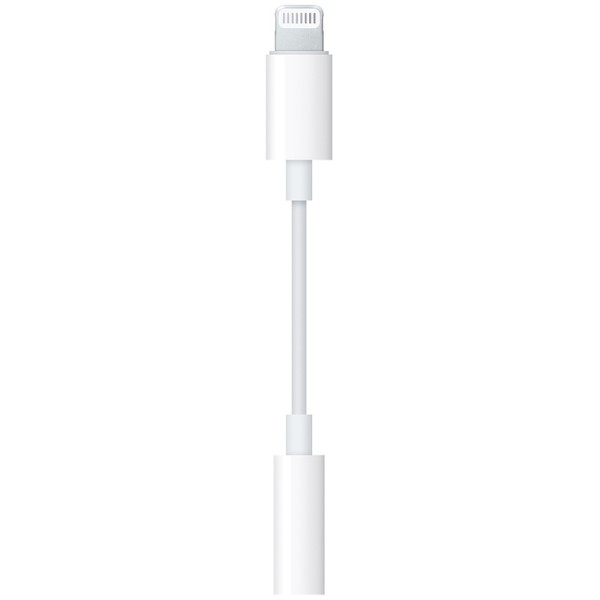 Адаптер Apple Lightning/выход 3,5 мм для наушников, белый (MMX62)