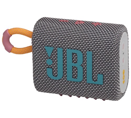 Портативная акустика JBL GO 3 4.2 Вт в сером цвете: мощный звук в компактном корпусе
