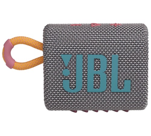 Портативная акустика JBL GO 3 4.2 Вт в сером цвете: мощный звук в компактном корпусе