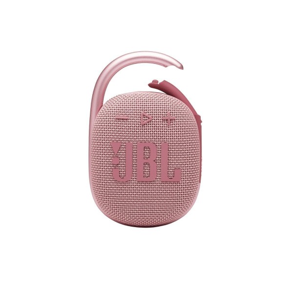 Портативная акустика JBL Clip 4, 5 Вт, pink, розовый