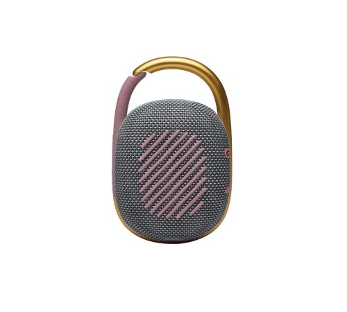 Портативная акустика JBL Clip 4 в сером цвете: мощный звук в компактном корпусе