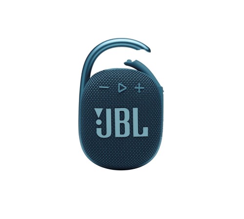 Портативная акустика JBL Clip 4 синего цвета: мощный звук в компактном корпусе