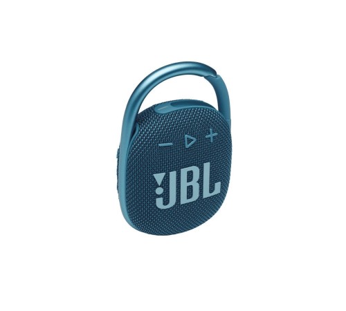 Портативная акустика JBL Clip 4 синего цвета: мощный звук в компактном корпусе