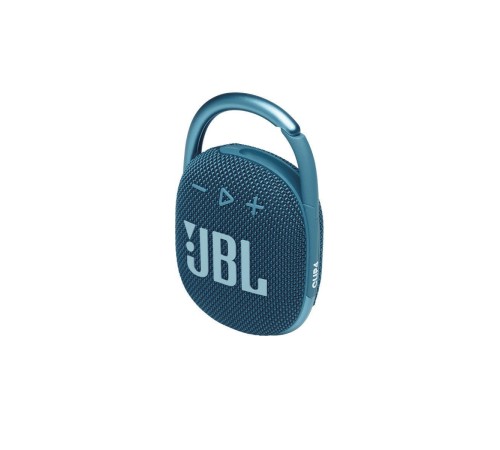 Портативная акустика JBL Clip 4 синего цвета: мощный звук в компактном корпусе