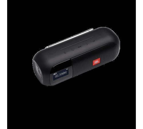 Портативная акустика JBL Tuner 2 FM в чёрном цвете: качественный звук в любом месте