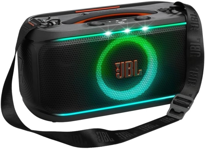 Портативная акустика JBL PartyBox On-The-Go 2 c 1 микрофоном, 100 Вт, черный