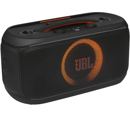 Портативная акустика JBL PartyBox On-The-Go 2 c 1 микрофоном, 100 Вт, черный