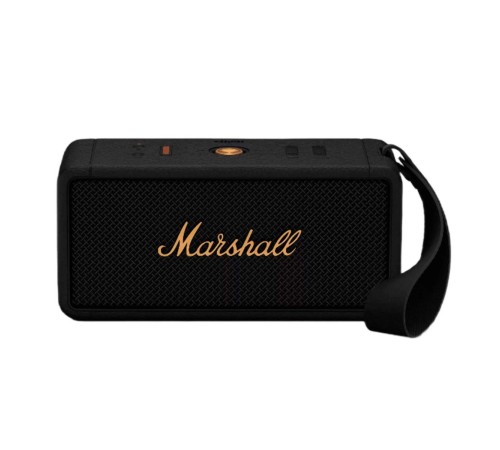 Портативная акустика Marshall Middleton в чёрном цвете: мощный звук в компактном корпусе