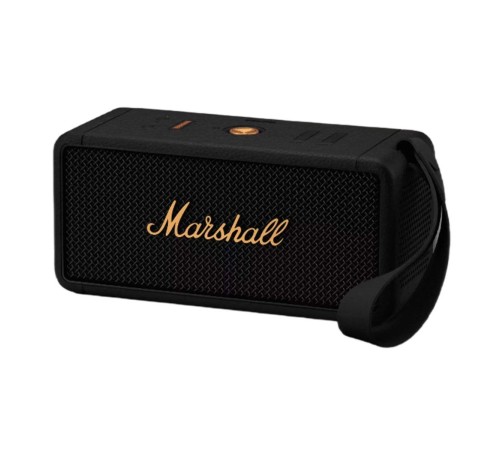 Портативная акустика Marshall Middleton в чёрном цвете: мощный звук в компактном корпусе