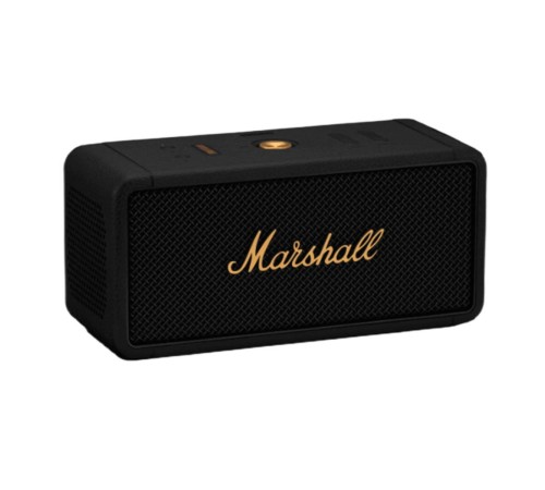 Портативная акустика Marshall Middleton в чёрном цвете: мощный звук в компактном корпусе