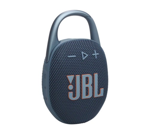 Портативная акустика JBL Clip 5 синего цвета: мощный звук в компактном корпусе