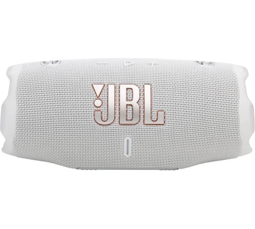 Портативная акустика JBL Charge 6 в белом цвете — мощный звук в компактном корпусе