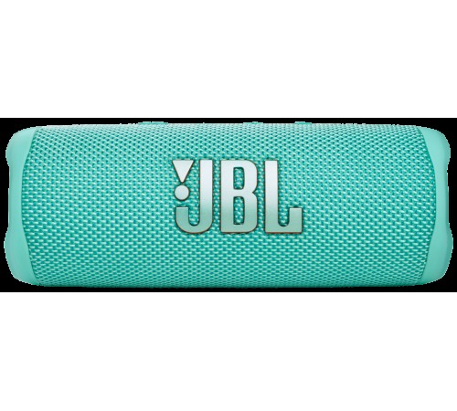 Портативная акустика JBL Flip 6, 30 Вт — насыщенный звук в бирюзовом дизайне.