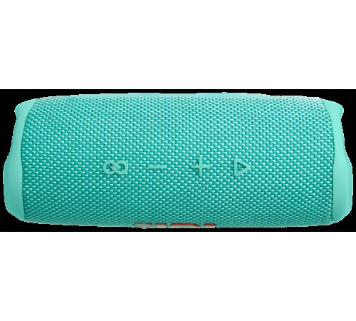 Портативная акустика JBL Flip 6, 30 Вт — насыщенный звук в бирюзовом дизайне.