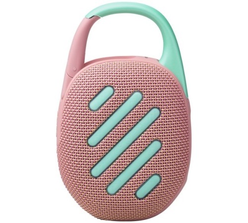 Портативная акустика JBL Clip 5, 7 Вт, розовый — стильный и мощный звук в любом месте