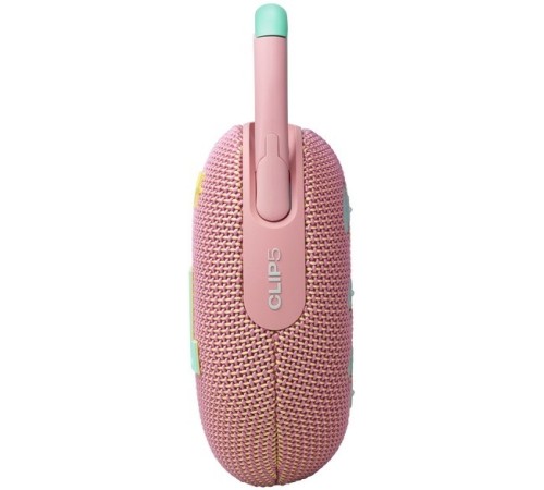 Портативная акустика JBL Clip 5, 7 Вт, розовый — стильный и мощный звук в любом месте